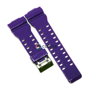 Силиконовый ремешок для часов Casio G-Shock GA-100 GA-110 фиолетовый RKCA-002